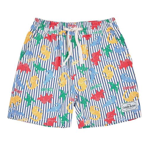 Goldie + Ace Dino Print Classic Shorts 3-5Y